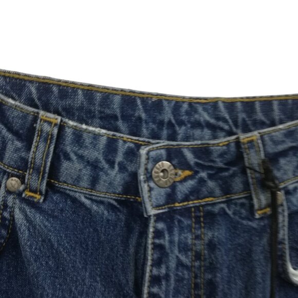 The Ragged Priest Wide Leg Skater Relaxed Loose Jeans Size 32 Cropped New NWT - Picture 3 of 11